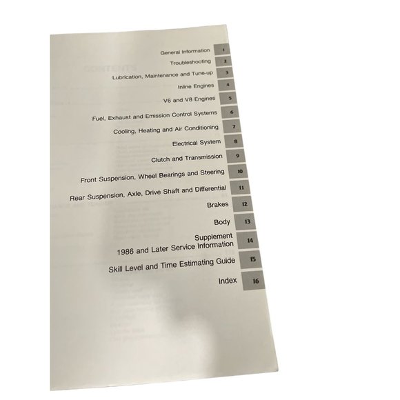 Clymer Super Shop Manual T888 Chevy & GMC C&R Series Pickups Vans 1970-1985 - Picture 4 of 4